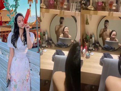 Em đang trang điểm mà anh cũng kéo quần ra đụ