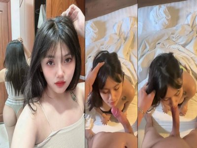 Em sướng điên với con hàng to dài lại còn cong